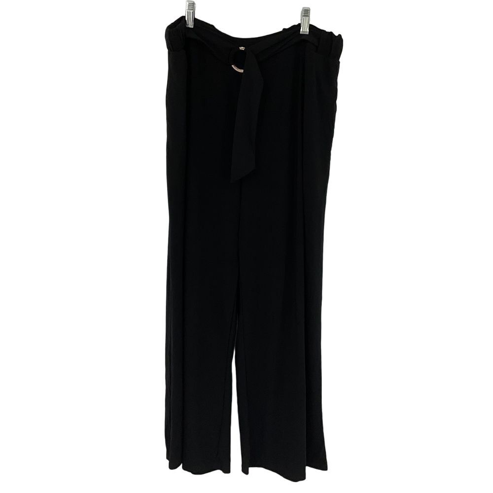 NY Collection Womens Belted Pants Size 1xZ161